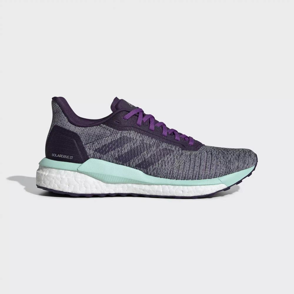 Adidas Solar Drive ST Tenis Para Correr Morados Para Mujer (MX-20113)